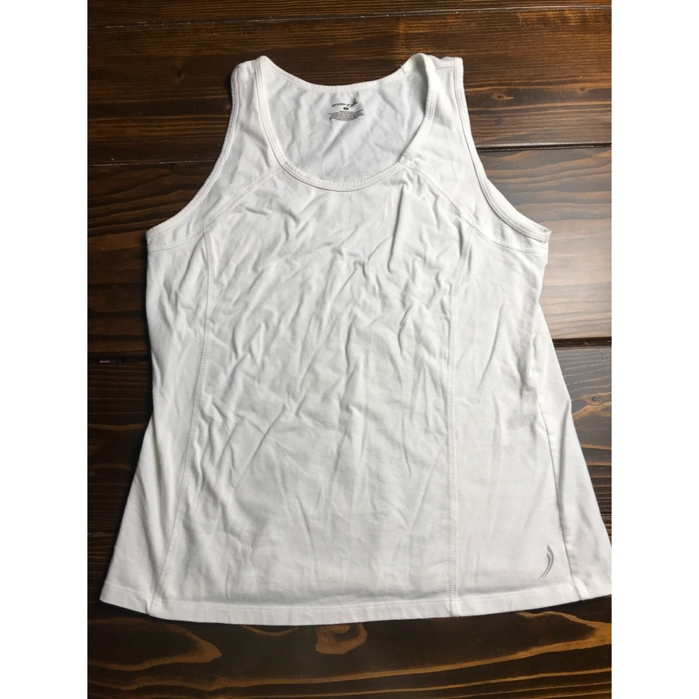 Exertek Tank Top, Women's Size Large, White, Activewear, Sleeveless